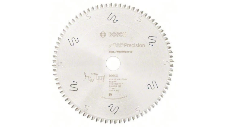 PIŁA TARCZOWA TOP PRECISION BEST FOR MULTI MATERIA 254*30/80