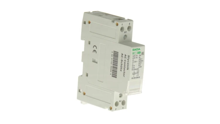 Stycznik modułowy instalacyjny 1F 25A 2Z 2NO 230V