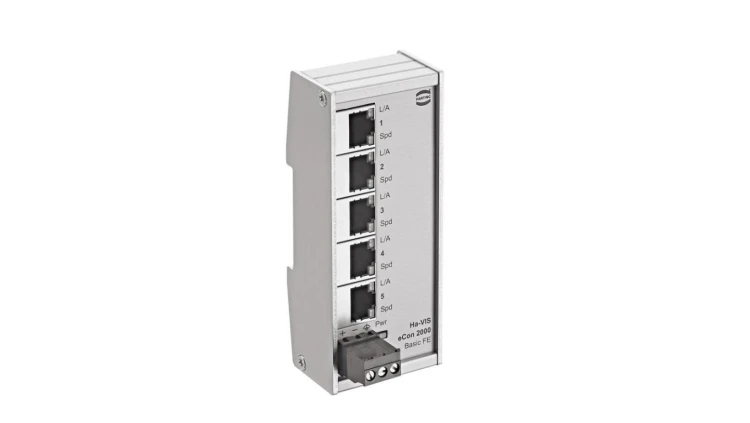 Switch przemysłowy 5 portowy HARTING eCon 2050B-A - 24020050010