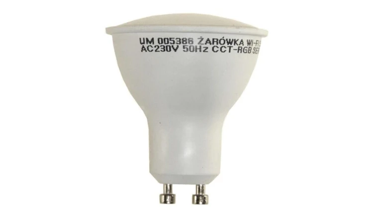Żarówka led GU10 5,5W CCT+RGB DIMM Wi-Fi TUYA SM