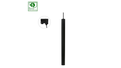 CHLOE SLIM MR11 ZWIESZANA SZYNOPRZEWÓD 3F 250V IP20 40x500+1m kabel CZARNY regulowany kąt świecenia