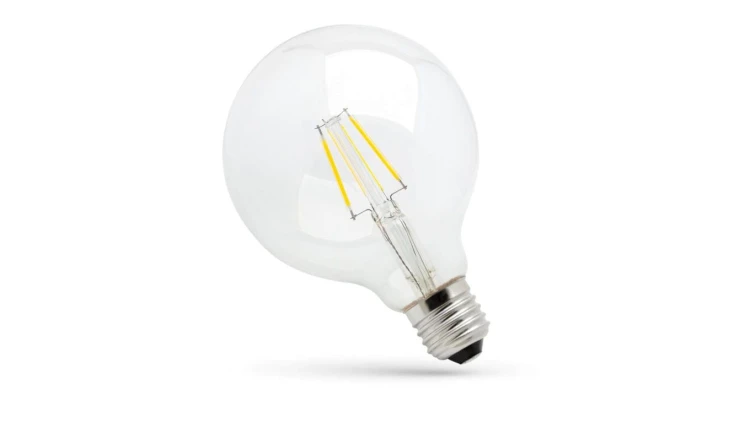 LED GLOB G95 E-27 230V 4W COG WW CLEAR DIMMABLE SPECTRUM