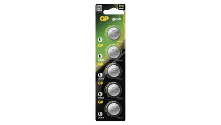 GP litowa bateria guzikowa CR2025 5BL /5szt./