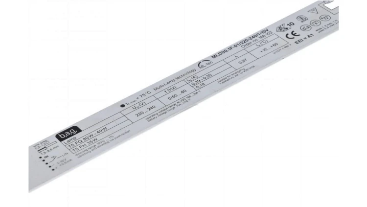 STATECZNIK ELEKTRONICZNY DIM 1-10V T5 ML D80.1F BAG