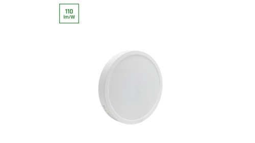 ALGINE NATYNK DOWNLIGHT 24W NW 230V 120st IP20 IK06 288x38mm BIAŁY okrągła