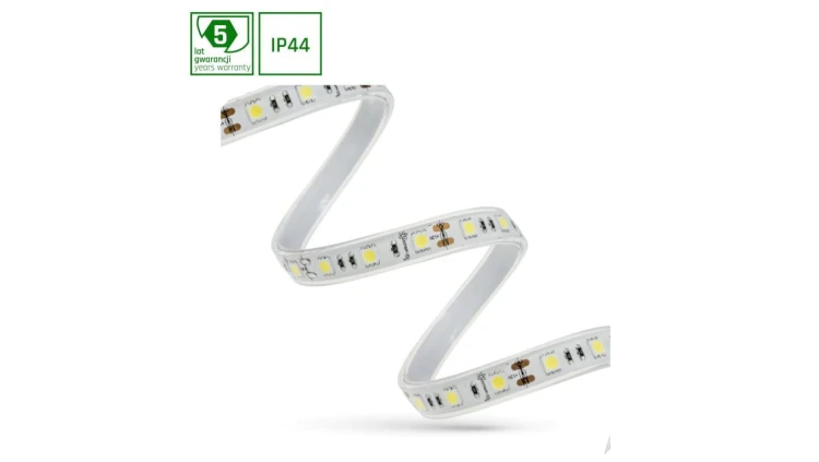 PASEK LED 48W 5050 60LED WW 5 lat 1m (rolka 5m) - w silikonie