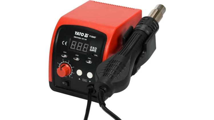 STACJA LUTOWNICZA HOT AIR 750W Z WYŚWIETLACZEM LED