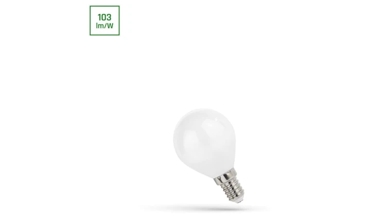 LED KULKA E-14 230V 4W COG NW MILKY SPECTRUM