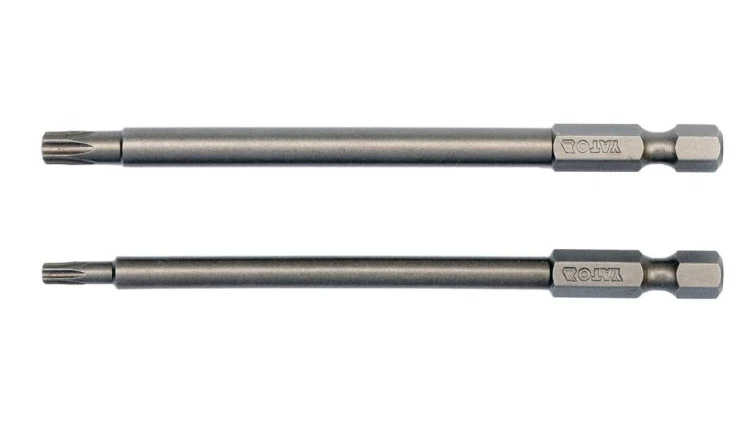 BIT, GROT DŁUGI TORX SECUR 2 SZT.T15*100MM T27*100MM