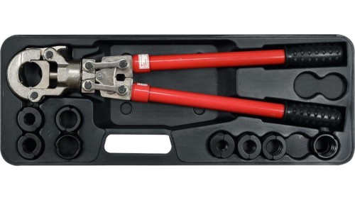 PRASKA HYDRAULICZNA RĘCZNA DO ZACISKANIA ZŁĄCZEK PEX-AL-PEX