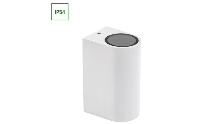 PARETE GU10 X2 DWUKIERUNKOWY KINKIET 250V IP54 150 x 73 x 95mm BIAŁY