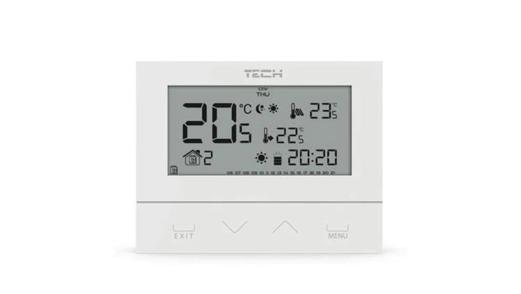 TECH ST-292 V2 - Regulator pokojowy bezprzewodowy dwustanowy kolor biały