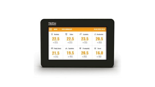 TECH M-8N - Panel kontrolny do listwy L-8e bezprzewodowy kolor czarny