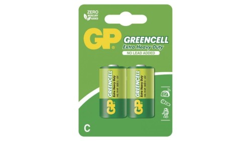 GP bateria cynkowa GREENCELL C (R14) 2BL /2szt./