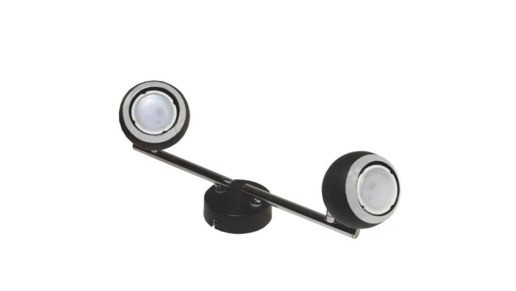 Lampa spotlight Kynis 2xGU10 czarna