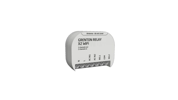 GRENTON RELAY X2 WiFi, Flush, WRE-202-W-01