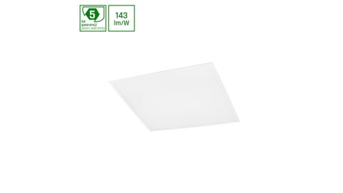 ALGINE PANEL BACKLIGHT 30W CW 230V 120st IP20 600x600x28 BIAŁY 5 lat gwarancji