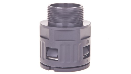 Dławnica do węża osłonowego M32 IP68 SILVYN KLICK-GM 32x1,5 szara 55501070