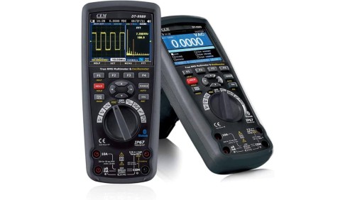Multimetr przemysłowy z funkcją oscyloskopu Bluetooth, IP67 CAT IV 600V, CAT III 1000V DT-9989