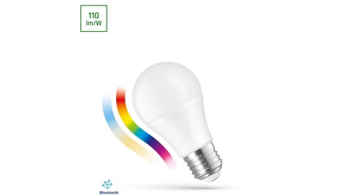 LED GLS 8,5W E-27 230V RGBW+CCT+DIM BTM Spectrum SMART Easy Smart