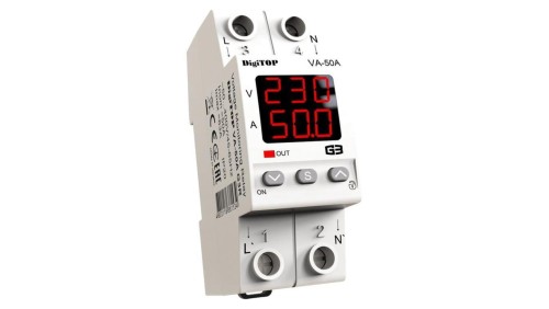 Przekaźnik napięciowy z kontrolą prądu DigiTOP VA-50A G3R