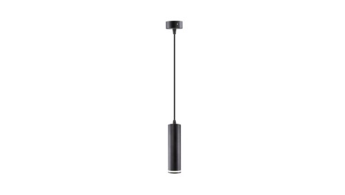 MADARA MINI RING GU10 ZWIS BAZA 230V IP20 fi55*200mm CZARNY kabel 1m