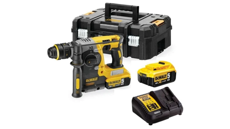 MŁOTOWIERTARKA 18V SDS-PLUS XR BL 2*5.0AH T-STAK