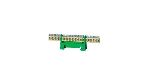 Listwa zerowa zaciskowa zielona mostek 15P 15N