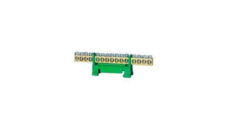Listwa zerowa zaciskowa zielona mostek 15P 15N