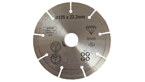 TARCZA DIAMENTOWA 125MM DO BETONU