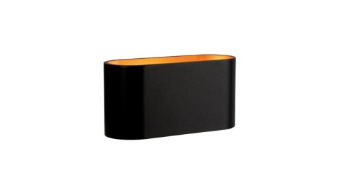 SQUALLA G9 KINKIET G9 250V IP20 80x80x160mm CZARNY ZŁOTY