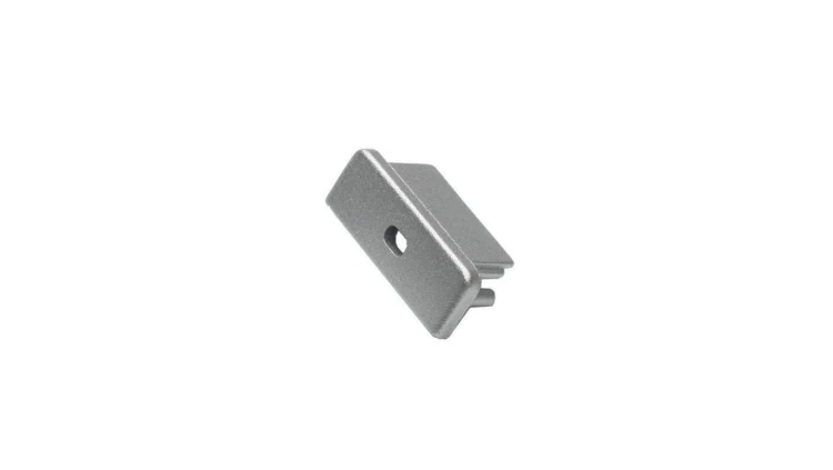 Zaślepka do profil Surface14 srebrna z otworem a2100040 /1szt/