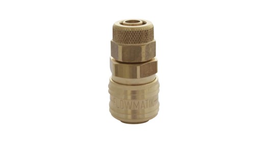 Szybkozłącze pneumatyczne DN7,2 typ 26, skręcane do węża fi 12x9 mm, mosiądz