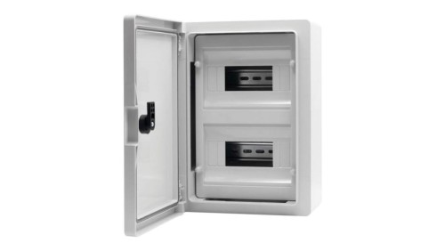 Szafa z tworzywa M 300x400x170 mm IP65 2 rzędy 24 moduły