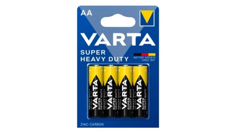 Baterie AA R6 Varta Super Heavy Duty paluszki cynkowo-węglowe zestaw 4szt