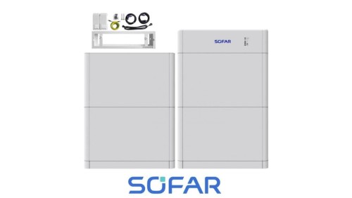 SOFAR Magazyn energii 20kWh zawiera(4 x BTS-5K Bateria 5kWh oraz BTS 5K-BDU Moduł zarządzający z podstawą)