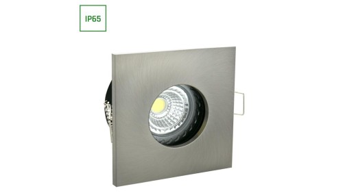 FIALE IV GU10 OCZKO GU10 250V IP65 82x82x52mm SREBRNY kwadrat.