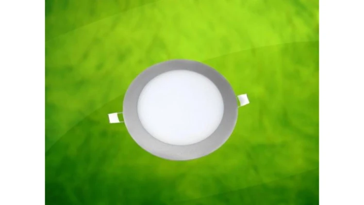 Panel led okragły Round 6W 230V smoking silver DW