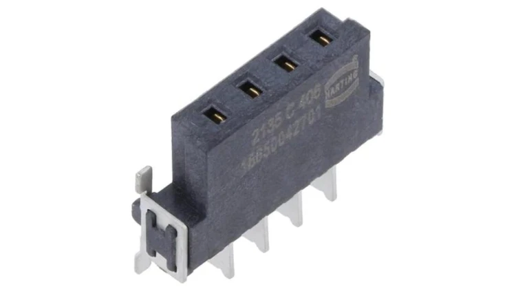 15650042701333 Złącze: płytka-płytka żeńskie, P4 har-flex Power THT