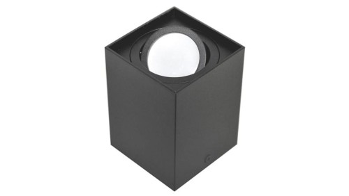 Oprawa sufitowa Corona Black ruchoma prostokąt alu