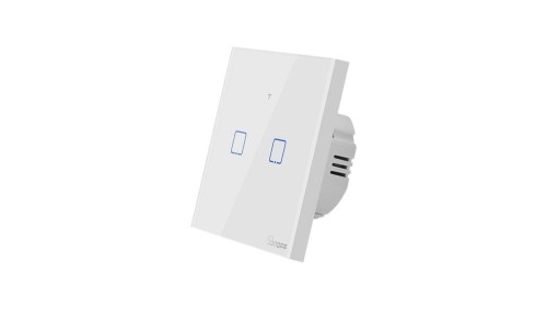 Dotykowy włącznik światła WiFi Sonoff T0 EU TX (2-kanałowy)