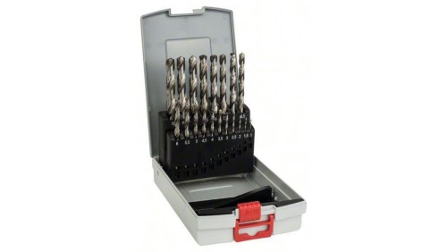 KOMPLET WIERTEŁ DO METALU HSS-G ZESTAW 19 SZT