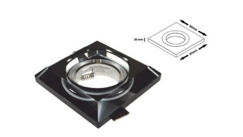 Oprawa sufitowa Mada Black