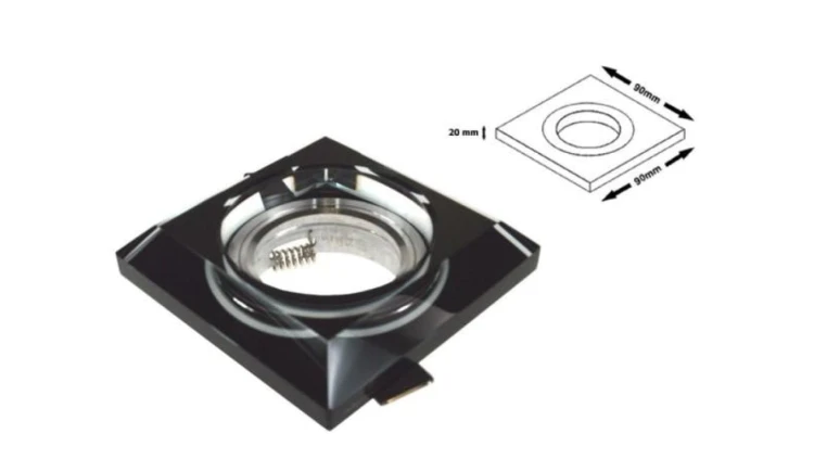 Oprawa sufitowa Mada Black