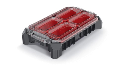 Organizer z wyjmowanymi pojemnikamii na akcesoria 368x228x77mm MSX 25 niski Kistenberg KMX40258B