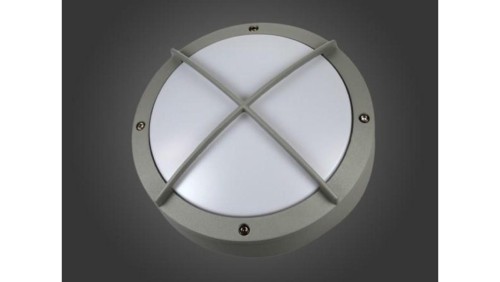 Oprawa elewacyjna LED Froda 12W WW szara