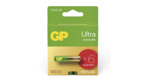 GP bateria alkaliczna ULTRA AAA (LR03) 6VP /6szt./