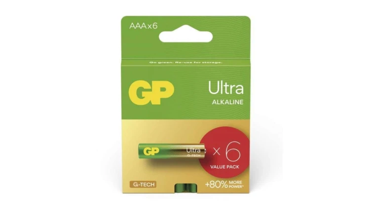 GP bateria alkaliczna ULTRA AAA (LR03) 6VP /6szt./