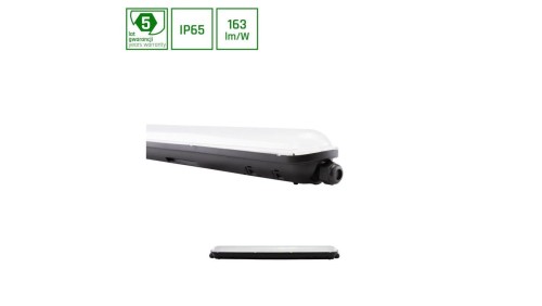 LIMEA GIGANT HERMETYK 600mm 20W NW 230V 120ST IP65 IK09 600x72x70mm CZARNY