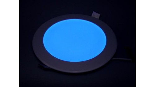 Panel led okragły Round 12W 230V niebieski